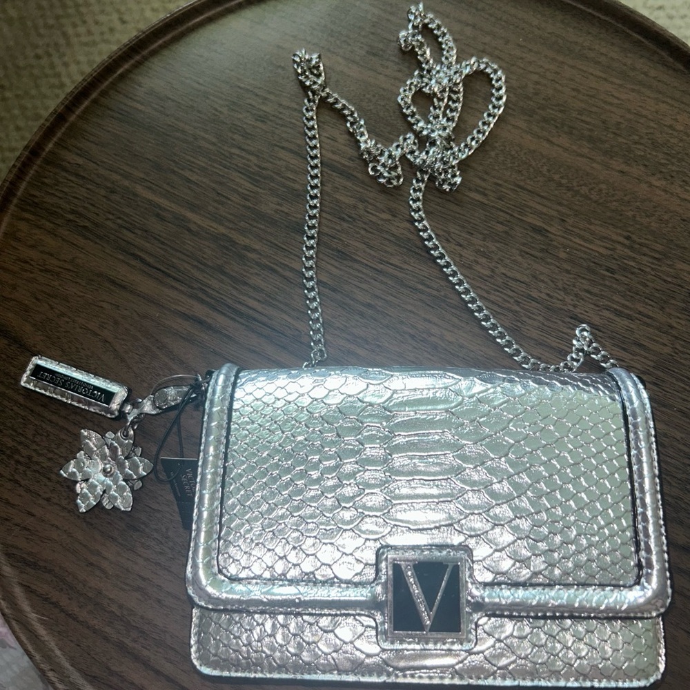 Silver Victoria’s Secret Crossbody